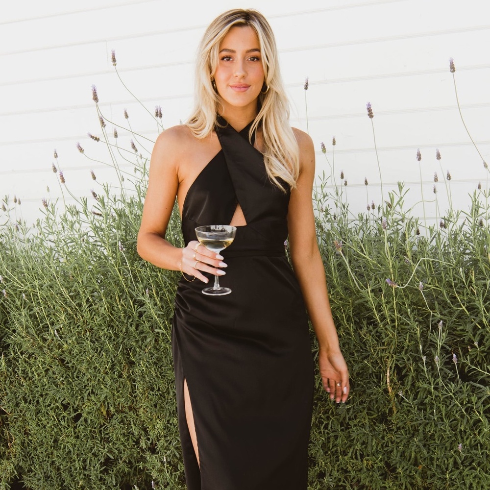 Show Me Your Mumu Adele Halter Maxi Dress